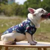 Dualpet Hawaiian Dog Ubrania French Buldog Ubrania dla zwierząt domowych Summer Pet Clothing Dog Cat Koszulka dla małych średnich psów Puppy Ropa Perro 240425