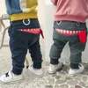 Broek Casual babybroek voor peuters jongens en meisjes schattige grote mond monsterbroeken kleding lang cototn baby cartoon ondergoed kledingl2404