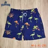 Projektanci marka drukowane szorty męskie z oddychającą w stylu męsku Running Sportswear swobodne letnie elastyczne suszone spodnie na plażę stroju kąpielowe