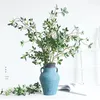 Decorative Flowers Reusable Wedding Decoration Fake Flower Home Office Plants Artificial Branches Decor Ficus Tree Branch