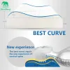 Massager Sheng Bang Latex Massage Pillows for Sleeping Orthopedic Pillow Pure Natural Neck Latex Neck Pillow