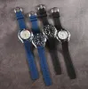 남성용 오메그 손목 시계 New Mens 시계 모든 다이얼 작업 쿼츠 시계 고품질 탑 디자이너 럭셔리 브랜드 크로노 그래프 시계 시계 밴드 남성 패션 O04