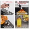 SOLID 304 SOAP Dispenser из нержавеющей стали для кухонной раковины с бутылкой 17 унций и 47 -дюймовой набор для удлинительной трубки 240419