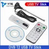 Stick Digital Satellite DVB T2 USB 2.0 TV Stick Torner avec antenne Remote HD USB TV Receiver DVBT2 / DVBT / DVBC / FM / DAB USB TV Stick