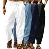 Men's Pants Trendy Men Trousers Solid Color Sports Colorfast Pure Sweatpants