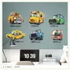 Cartoon Car Road Track Creative Wall Sticker для детских комнат детская детская комната декор на роспись детской подарок 240426