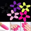 10pcs / Set Silicone Nail Art trempage Clips Clips Varnis UV Gel Polon Remover Enveloppe d'outil d'outil d'ongle Outils de manucure de manucure