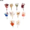 Flores decorativas 1pc Pequeno casamento florais gipsophila seca Flowersleaves mini -dama de honra Bouquets de mesa de mesa