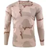 Taktik Tişörtler Erkek Açık Hızlı Kurutma Nefes Alabilir Av Kampı Gömlek Askeri Kamuflaj T-Shirt Yürüyüş Askeri Taktik Fitness T-Shirt 240426