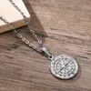 Strands Vnox mens layered necklace sailing travel compass pendant stainless steel Cuban Figaro wheat chain casual vintage necklace 240424