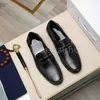 Men Dress Shoes Designers Loafers Luxe echt leer bruin zwarte heren Casual designer schoenen slip kantoor trouwschoen 38-45