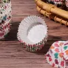 Formen 100pcs Backware Cupcake Greastrof Backform Party Supplies Blumenkuchenpapierbecher Tier Muffin Tasse