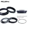 Parts RISK 4455mm Bicycle Headset for Tapered Headtube 4456 Bike Double Bearing Headset for 1.5 Taper Fork / 28.6mm Straight Fork