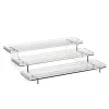 Exibir racks rack stand stand multiuso de armazenamento transparente vitrine para maquiagem de perfumes figuras de cosméticos cupcake