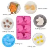 Moulds Creative Unicorn Baking Silicone Mold Horse Animal Chocolate Candy Biscuit Mould Candle Soap Making Ice Tray Mousse Cake Decor