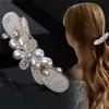 Clips de cheveux Barrettes Fashion Perle Crystal Clips de cheveux Vintage Spring Hairpins Fleurs Barrettes Elegant Femmes Headwear Luxury Hair Accessoires 240426