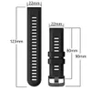 Bekijkbands Garmin Forerunner 955 22 mm Watch Silicone Bracelet polsband Forerunner 945 935 745 Fenix 5 6 Strap 240424