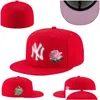 Caps hoeden heren honkbal yankees gemonteerde maat la snapback wereld serie witte hiphop sox sport chapeau grijs stitch hart liefde hustle flo ot19s