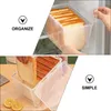 Teller frischer Brotaufbewahrungsbehälter Haushalt Frischwahrnehmung -transparent Plastik Toast Box Laib Breads