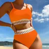 Damskie stroje kąpielowe lato seksowne bikini bikini z wysokim talią podzielone bikini bikini mody garnitury kąpiel