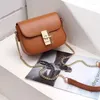 Sacs à bandouliers Femmes Sac 2024 Fashion coréenne Pu Single Femme Small Solid Lock Piggy Messenger