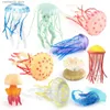 Sand Play Water Fun Baby Montessori simulation jellyfish fish and shrimp coral shrimp sea anemone animal models educational toys childrens action pictures Q240426