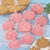 Bakformar 8 st/set halloween cookie cutters diy pumpa ansikte kex mögel fondant embionser stämpel kakor dekorera verktyg leveranser