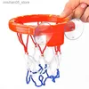 Sand Play Water Fun Childrens Shower Toy Shooting Basket Bathtub Game Set Adapt pour les bébés filles et les garçons est livré avec 3 mini-douches de basket-ball en plastique Q240426