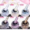 7ML Gold Glitter Rubber Base Gel Nail Polish Pink White Semi Permanent Varnish Soak Off UV LED Art 240425