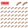 Azionamenti 50pcs/lotto Wooden USB 2.0 Flash Drives 128 GB Maple Wood Speed Drive High Speed Drive GRATUITO Regalo business USB Stick 64 GB Memory Stick