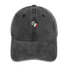 Berets USA Italy Heart Country Flag American Italian Cowboy Hat Beach Sun For Children's Baseball Women's