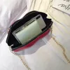 Totes Lips Shaped Small Sling Purse PVC Women Chain Crossbody Bag Coin Solid Phone Designer Chic Satchel Zipper Clutch