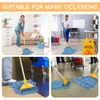 16 PCS Bulk Microfiber MOP Head Replacement Set - Blue Looped End Wet Mop Head Refillings For Home and Commercial Floor Cleaning - Industrial Grad 18 Oz Tube Mop Heads