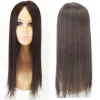 Toppers 24 -дюймовый длинный европейский европейский топпер для волос для женщин для женщин дышащий шелковый топ базовый базовый тупинг натуральный черный цвет волосы 15x16 см.