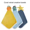 Environmental Towel Coral Velvet Creative Can be Suspended Strong Water Absorption Children Lovely Many Style Hand Towel Specifications 30 * 30cm