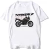 T-shirts voor heren 2023 GS Adventure Transalp XL750 Motorcycle Rider T-shirt Nieuwe Summing Men Korte Slve Moto Sport Boy Casual White Ts Riding Top T240425