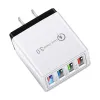 4 Port Fast Quick Charge QC3.0 USB Hub Wall Charger 3.5a Power Adapter Eu US Plugure Travel Phone Actatue Socket LL