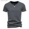 T-shirts masculins T-shirt massif en V V V