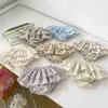 Shorts 2024 0-3Y Summer Baby Bloomers Ruffle Girls Floral Shorts Cake Layeres PP Shorts H240509