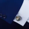 Savoyshi Mechanical Watch Movement Cufflinks For Mens Shirt Cuff Functioneel horloge mechanisme merk manchet links Designer sieraden 240412
