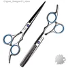 Hair Scissors Professional Barber 6 polegadas 440C Ferramentas de corte de corte de lojas Conjunto de salão de alta qualidade Q2404261