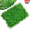 12pcs 24x16 Künstliche Boxholzplatten Topiary Hedge Hedge Plant Faux Fake Gras Blumen Hedge Wandgrüne Matte 240415