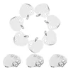 Dog Collars 10pcs Heart Shape ID Tag Stainless Steel Pets Name Puppy Blank DIY