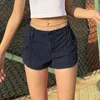 Shorts pour femmes Cibbar Y2k Vêtements pour femmes shorts coréens mode coréen bas de gamme épissant plissé sexy ultra courte jupe 90S Retro Style Y240425