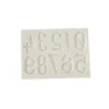 Stampi Numeri di silicone Lettere Calco di cioccolato stampi per torta fai -da -te Candy Fundant stampi per cucina accessori per cucine accessori