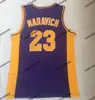 Costura da NCAA Jerseys de basquete vintage 23 Pete Maravich LSU Tigers Ben 25 Simmons #33 Amarelo 20 Montverde Academy Jersey Eagles High School S-4xl