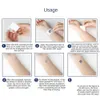 Tattoo Transfer 1PCS Blue Lasting Ink Juice Waterproof Temporary Tato Sticker Sheet Totem Eyes Eagle Tiger Personality Body Art Fake Tattoo Men 240426