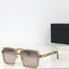 Modedesignerin Männer und Frauen Sonnenbrille Modedesigner SL 221 Kleiderbügel Falten Sie UV400 Retro Randless Sonnenbrille mit Brillengehäuse