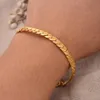 Charm Bilezikler Dubai Altın Renk Banglesbracelets Kadınlar İçin Erkek Bilezik İslam Müslüman Arap Orta Doğu Takı Afrika Hediyeleri263Z