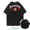 T-shirts masculins Trump Blackwater Agency Military Special Operations Blackwater Agency Group Warrior Men T-shirt O-Neck Summer Short Slve Shirt T240425